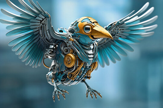 The Rise of Mechanical Birds - contextual illustration