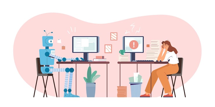 The Rise of AI in the Workplace - contextual illustration