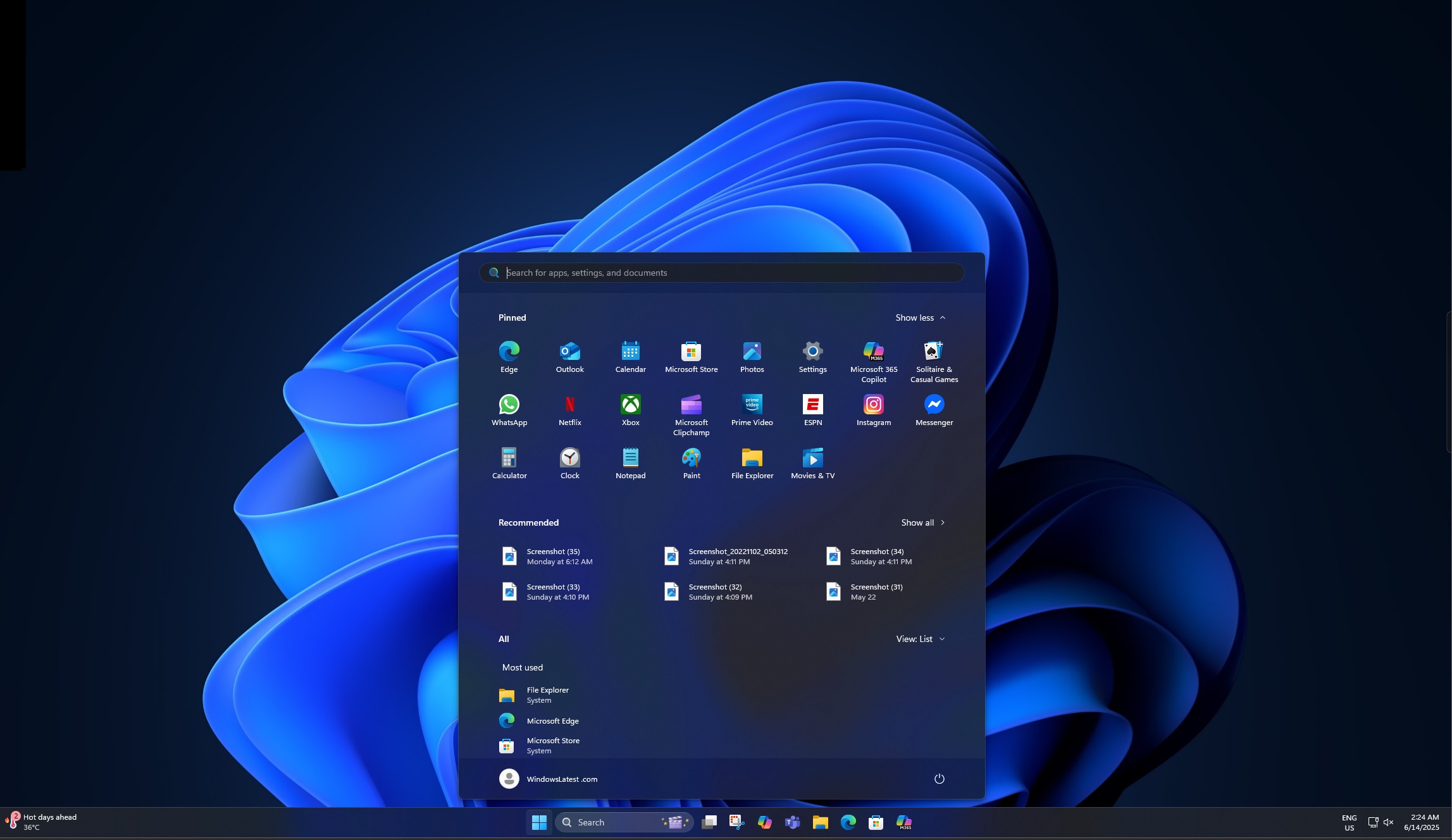AI-Powered Start Menu - contextual illustration