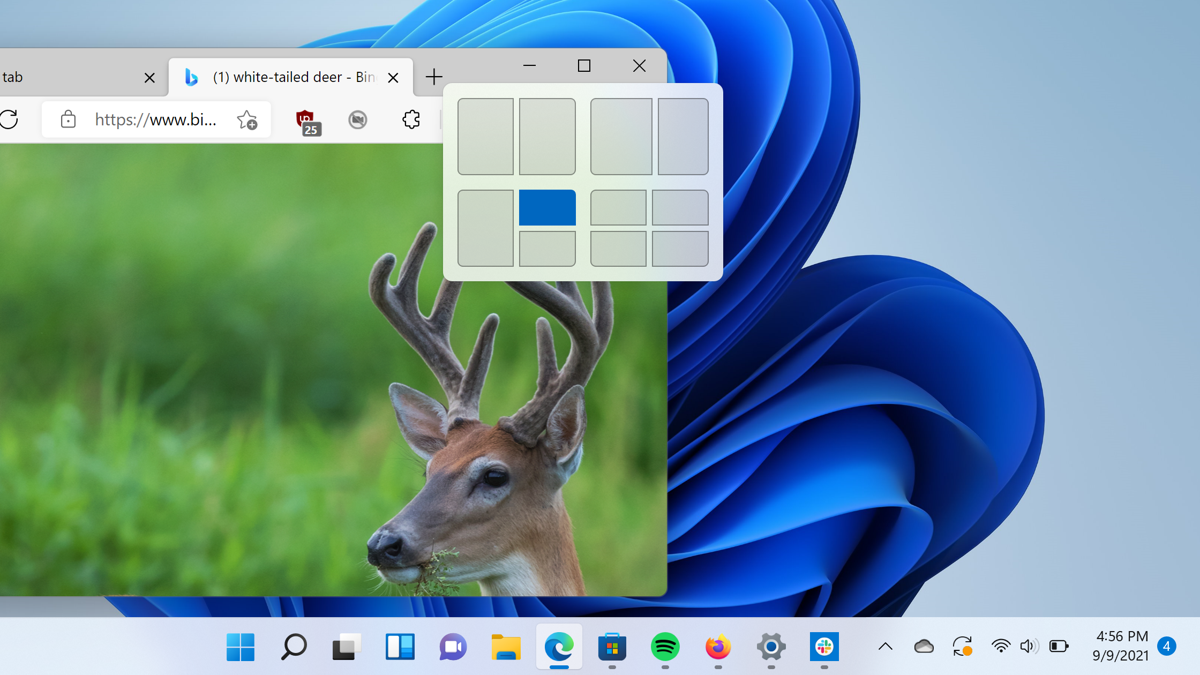 Improved Multitasking with Snap Layouts - contextual illustration
