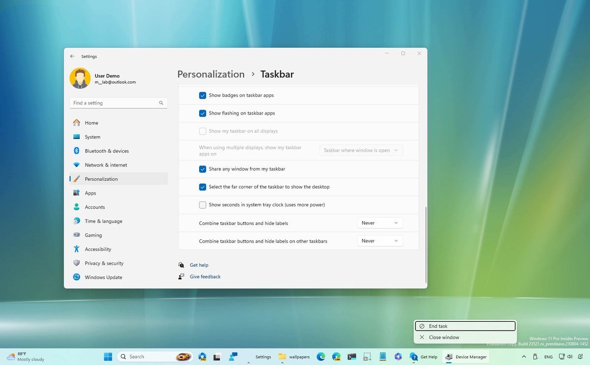 Future of Taskbar Customization in Windows - visual representation