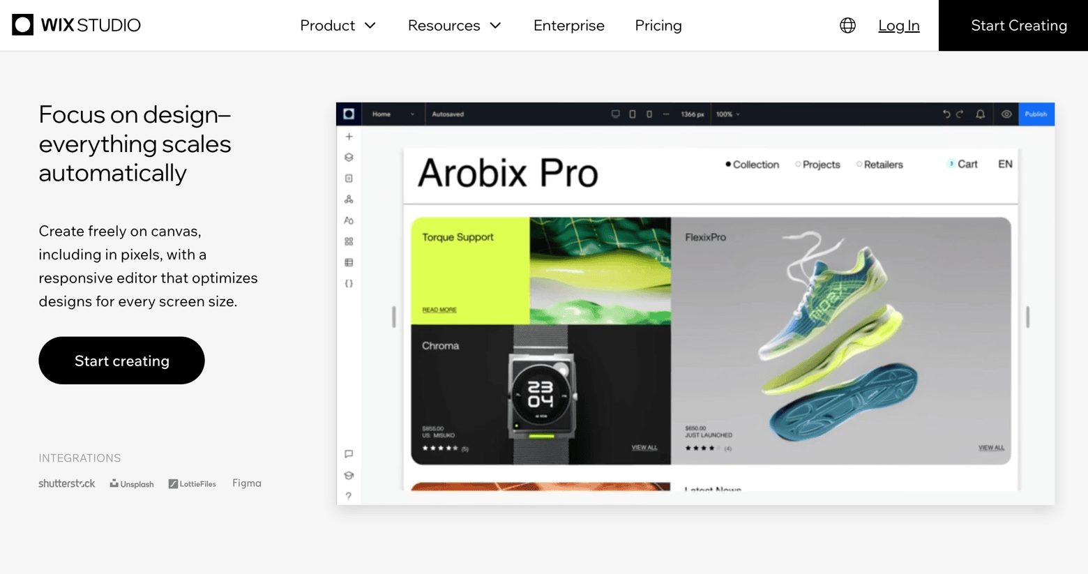 Strengths: What Wix Studio Does Best - visual representation