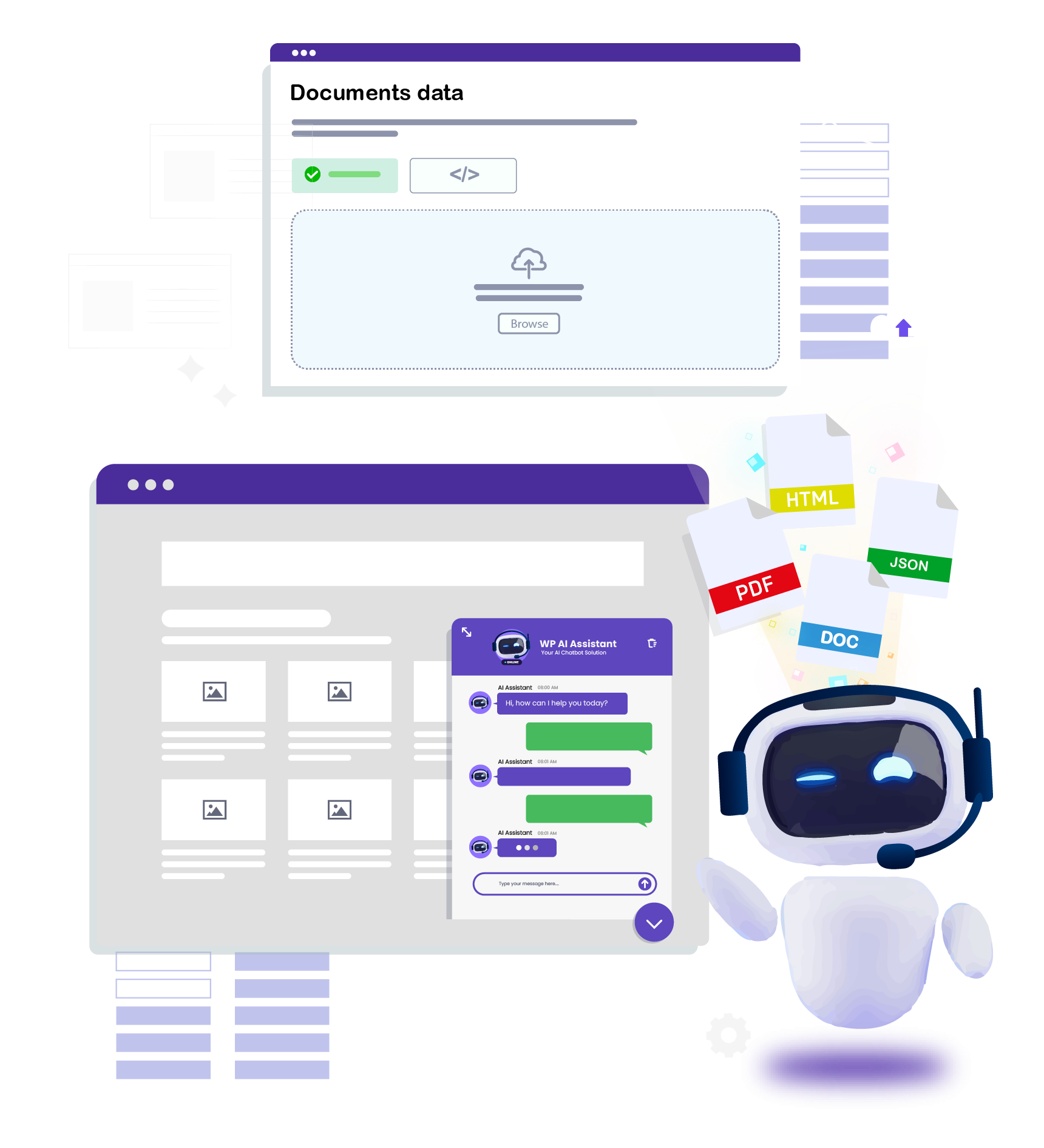 Integrating AI Assistant with Your Workflow - visual representation