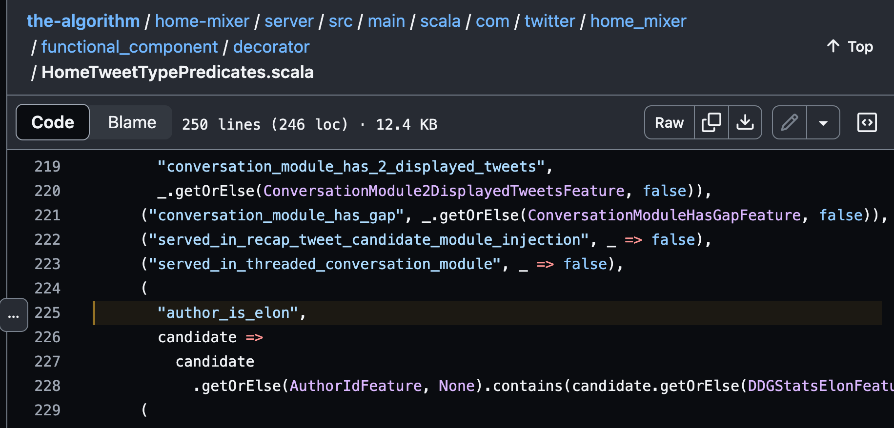 What Code Actually Got Released? - visual representation