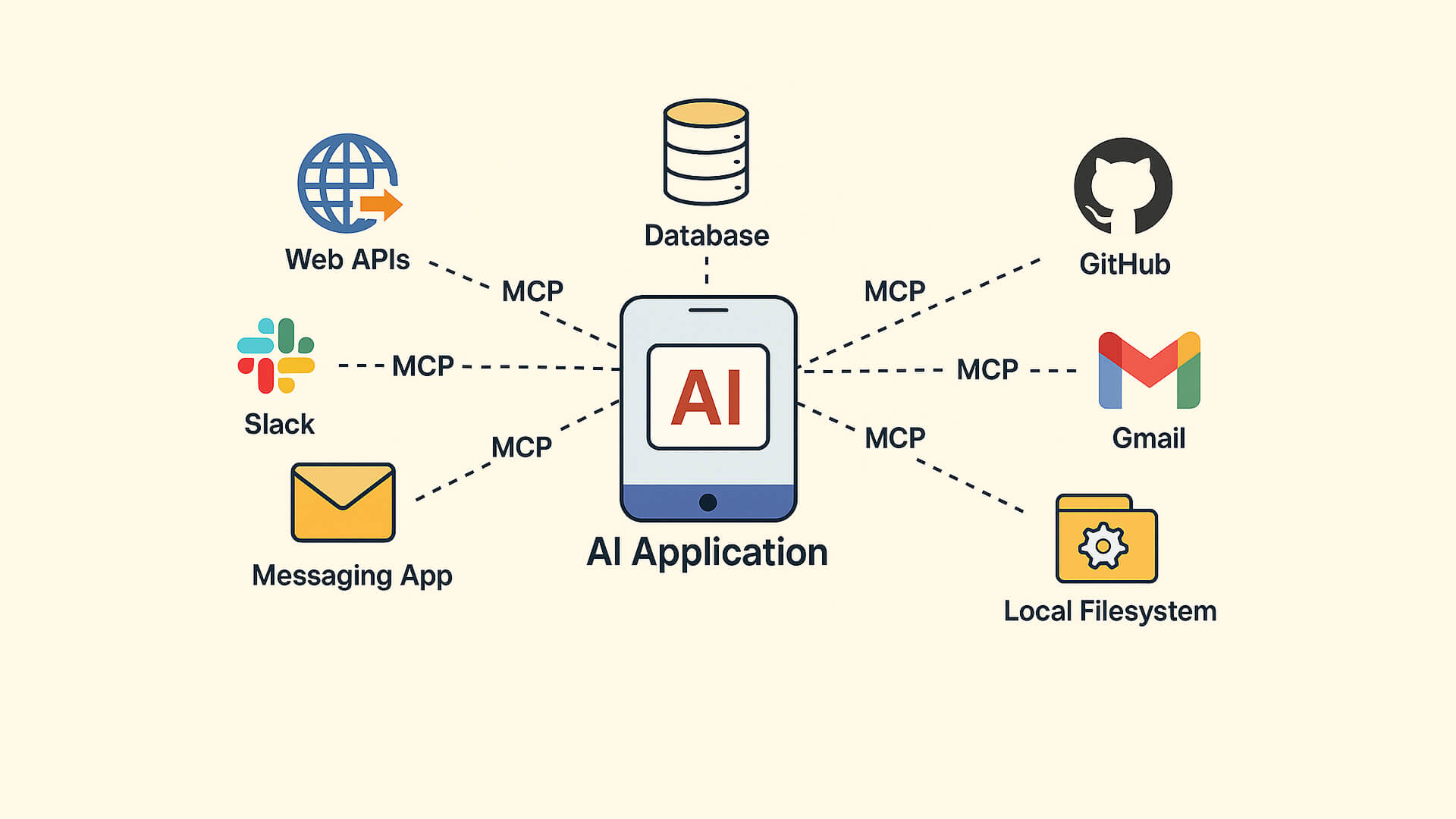 The Architecture: How Model Context Protocol Powers This - visual representation