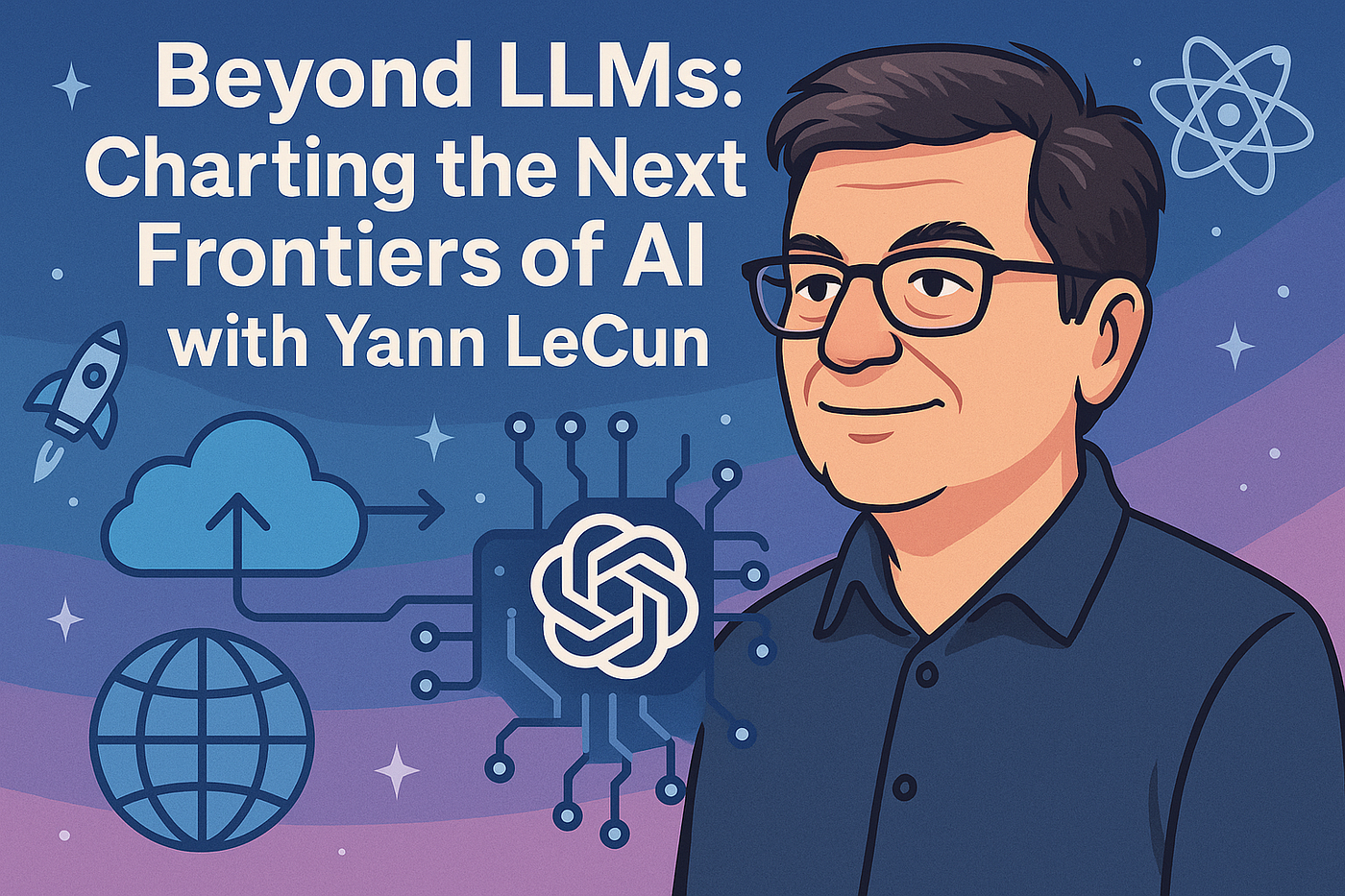 Le Cun's Personal Intellectual Journey - visual representation