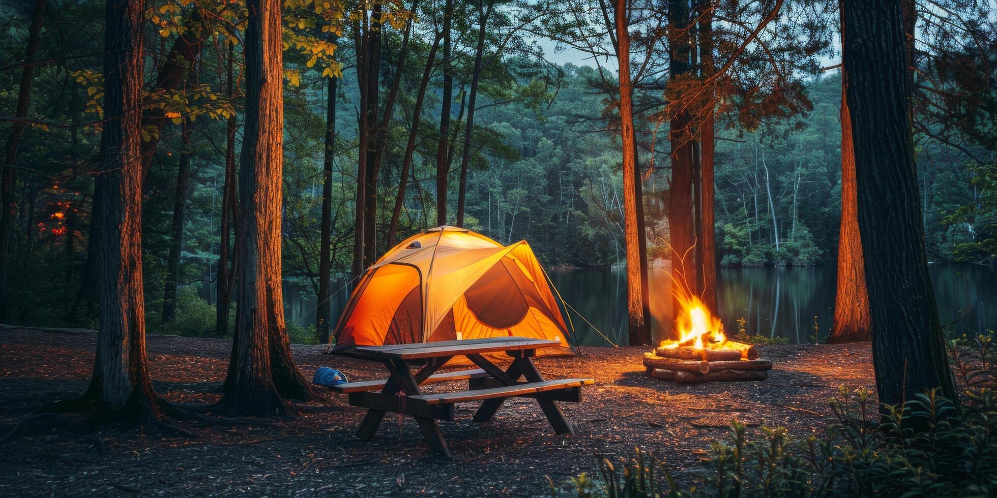 Camping Gear - contextual illustration