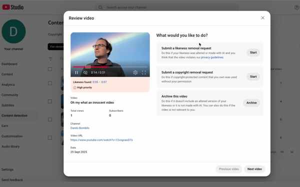 Understanding YouTube's AI Deepfake Detection - visual representation