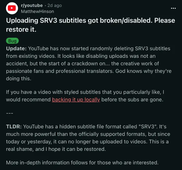 What Caption Format Should Creators Use? - visual representation